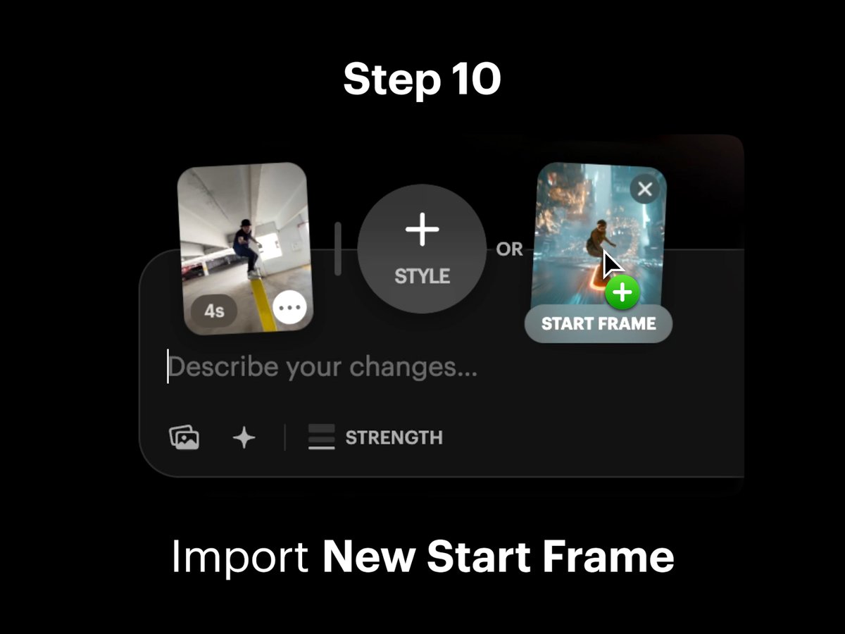 Step 10: Import New Start Frame 1