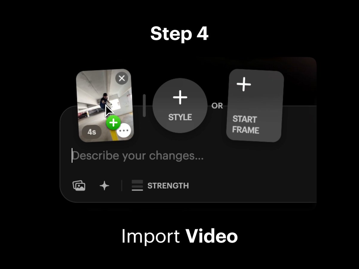 Step 4: Import Video 1