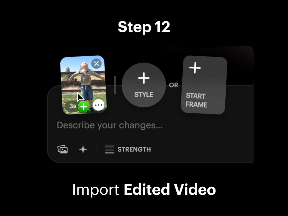 Step 12: Import Edited Video