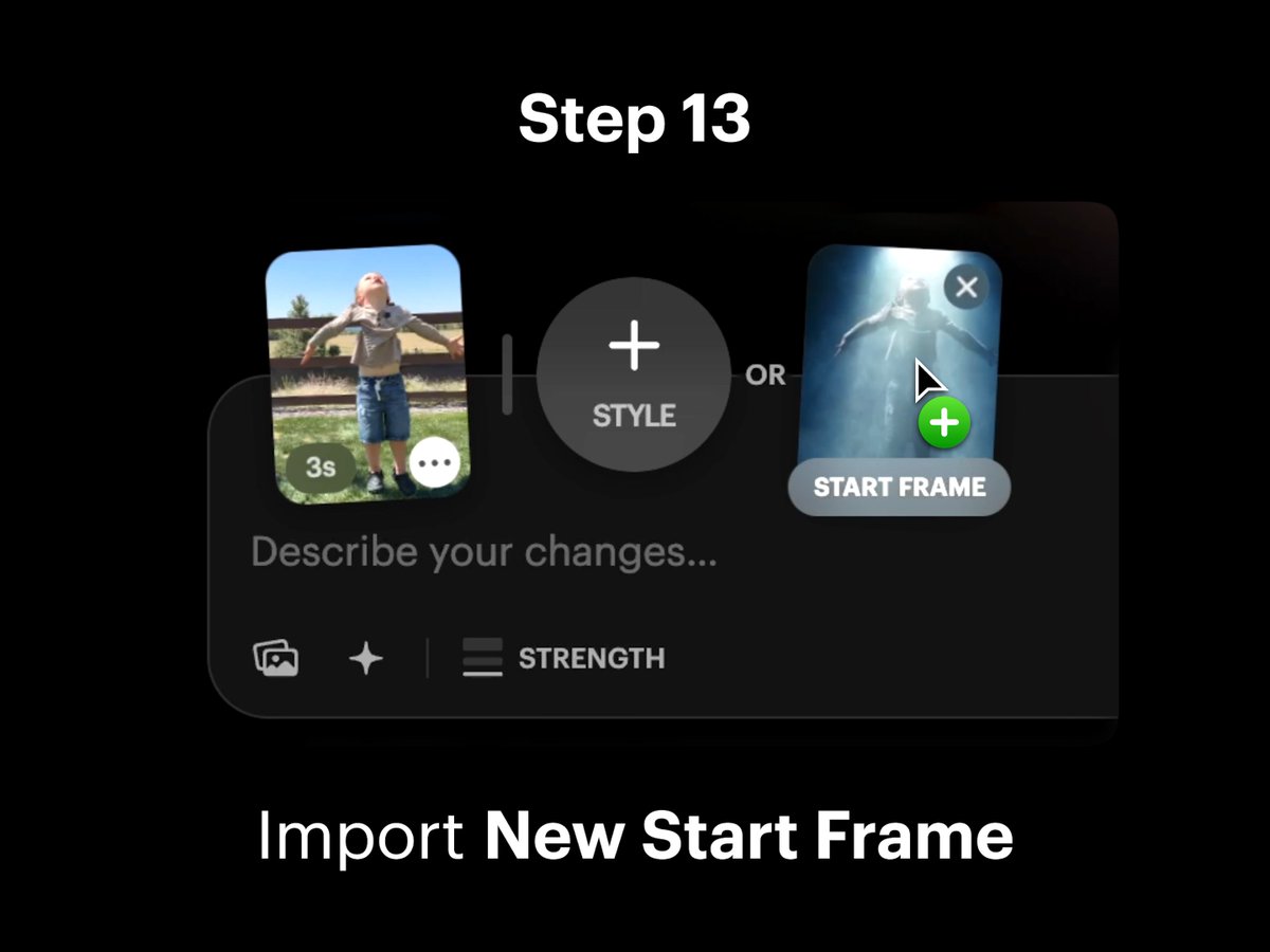Step 13: Import New Start Frame