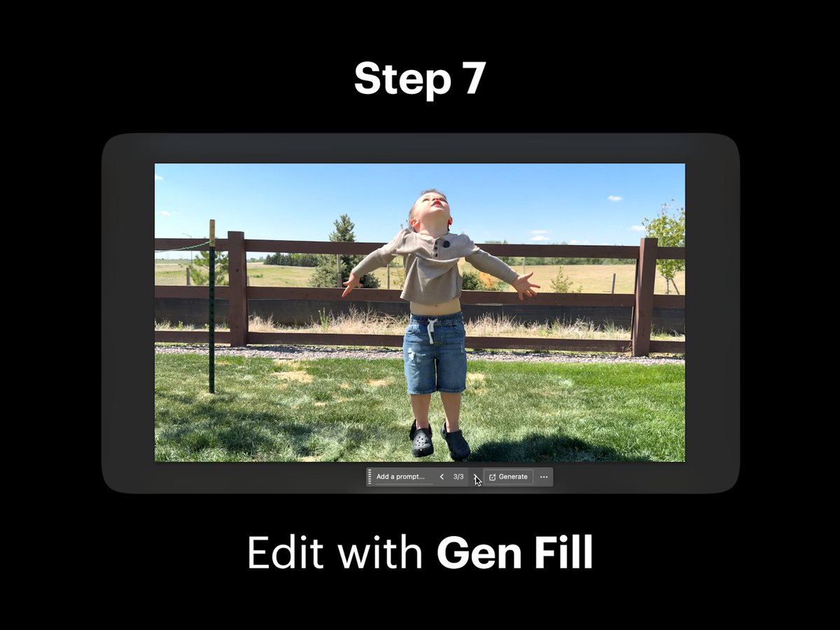 Step 7: Edit with Gen Fill