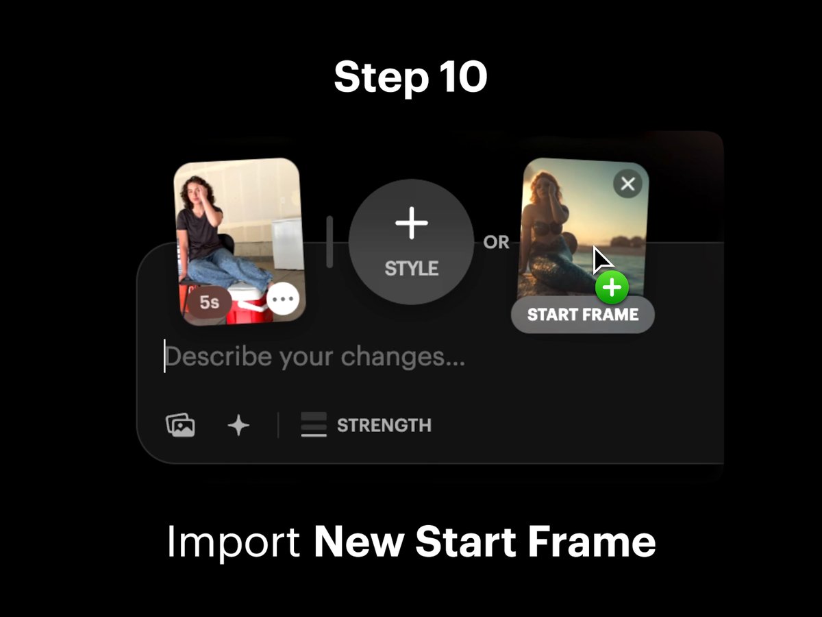 Step 10: Import New Start Frame 1