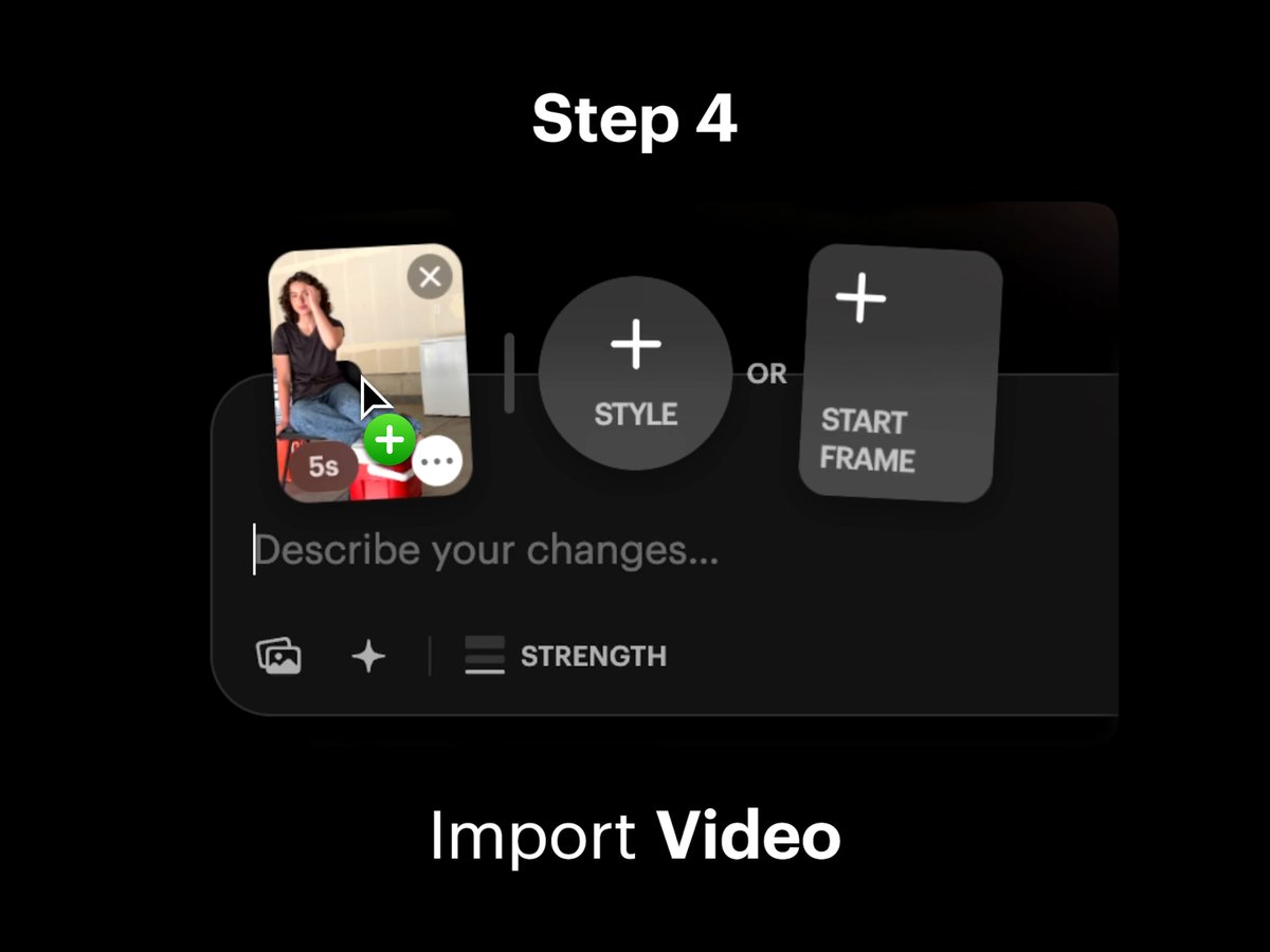 Step 4: Import Video 1