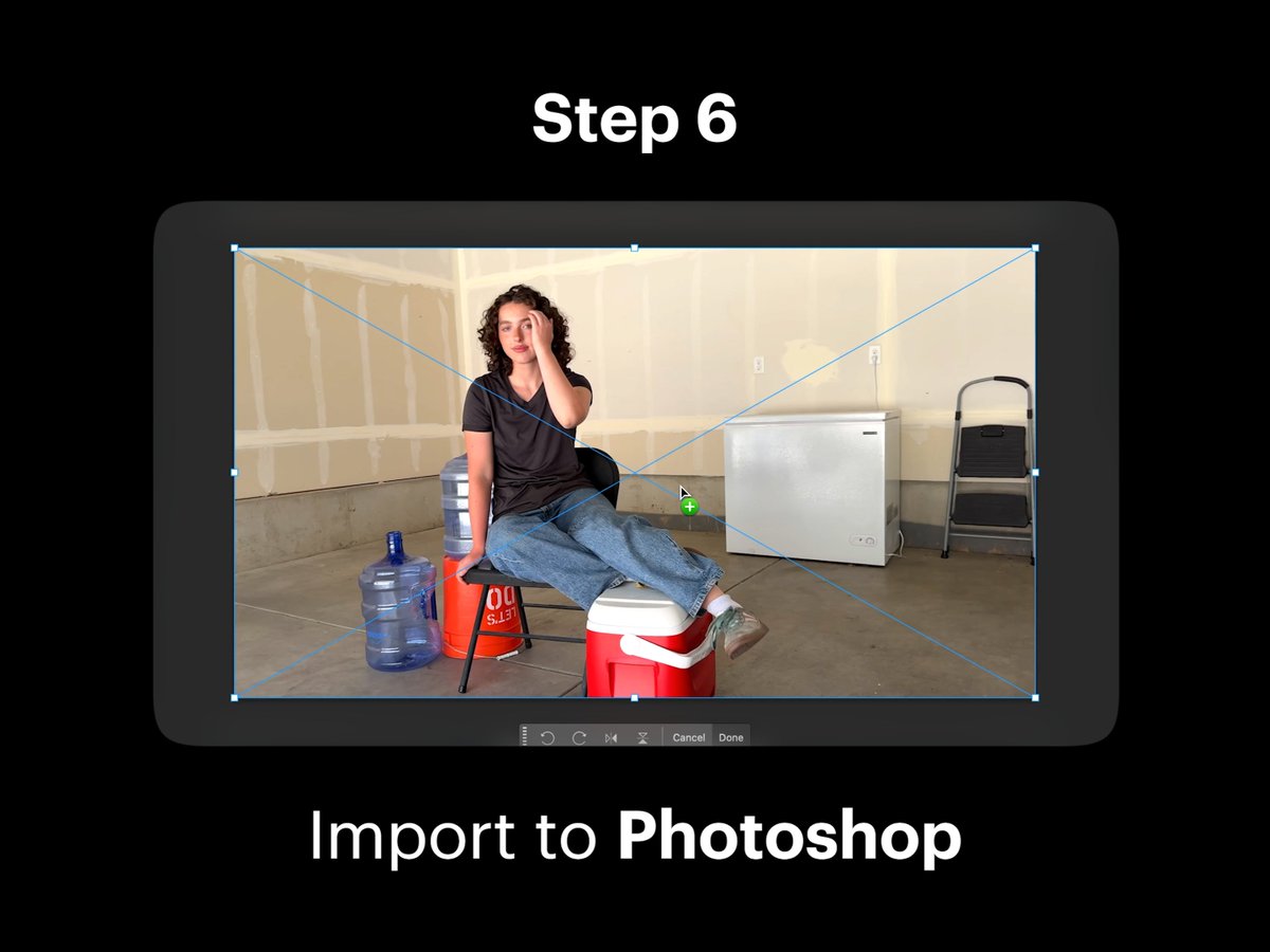 Step 6: Import to Photoshop 1
