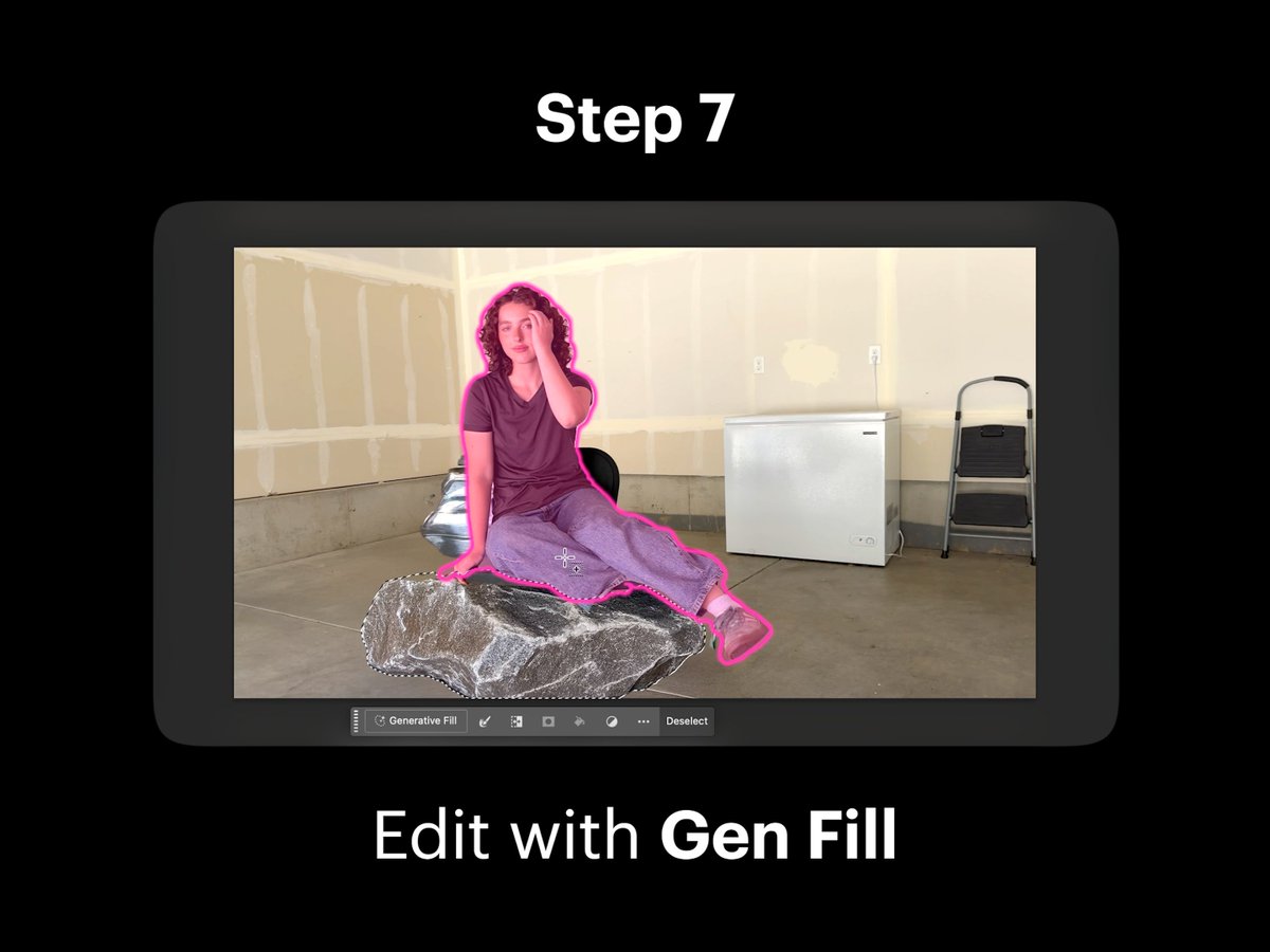 Step 7: Edit with Gen Fill 1