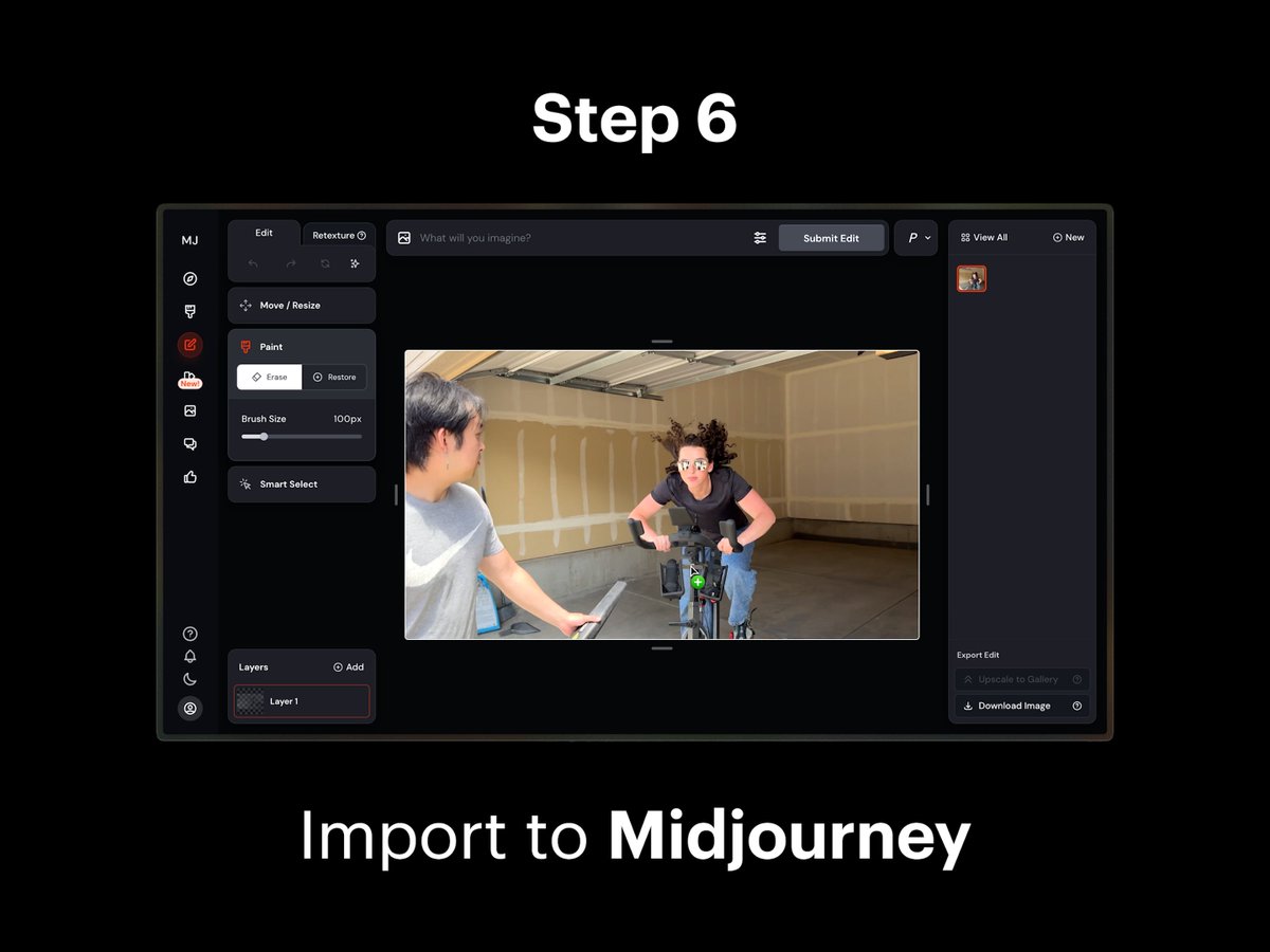Step 6: Import to Midjourney 1