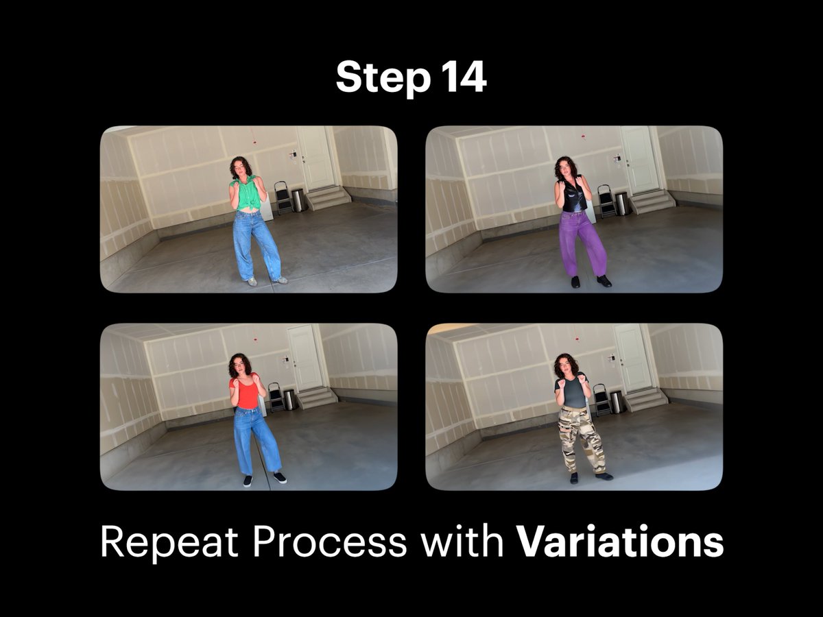 Step 14: Repeat Process with Variations