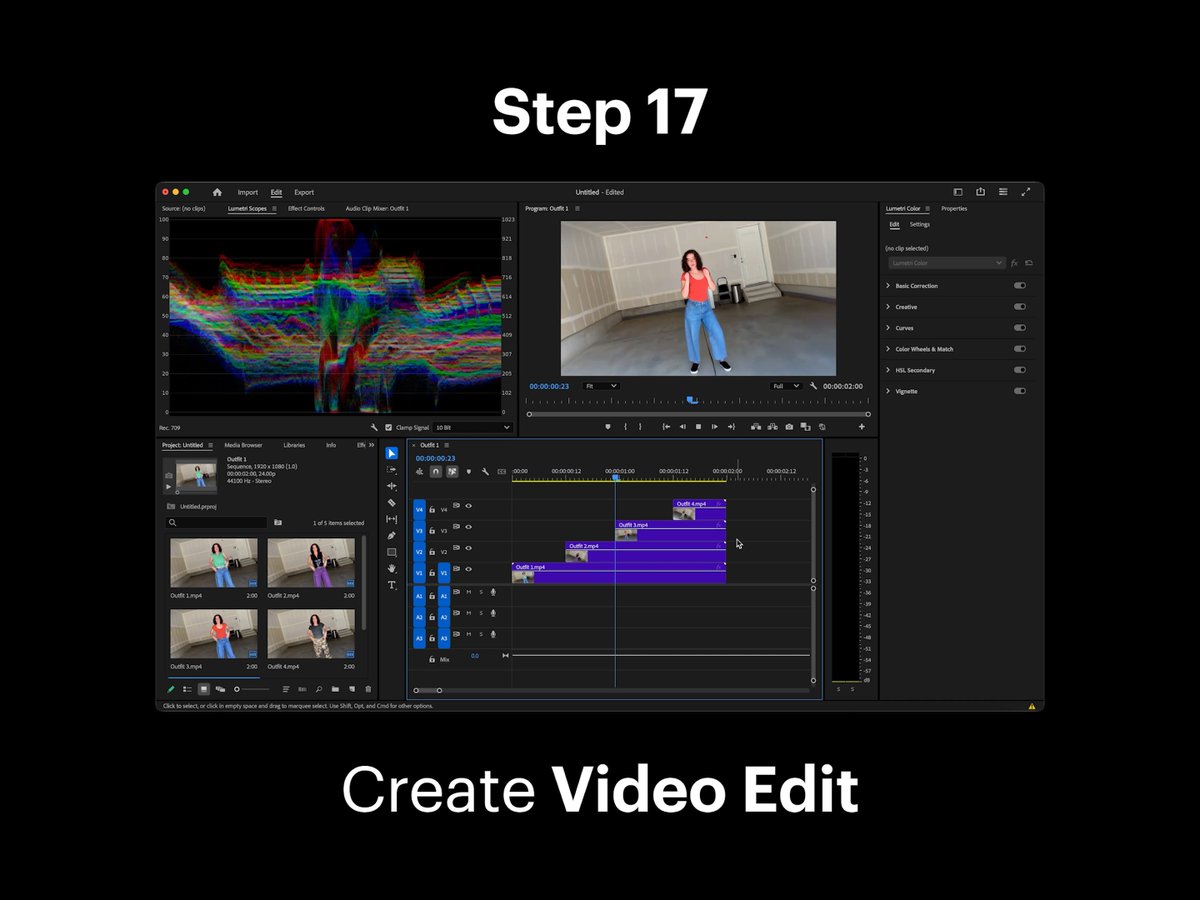 Step 17: Create Video Edit