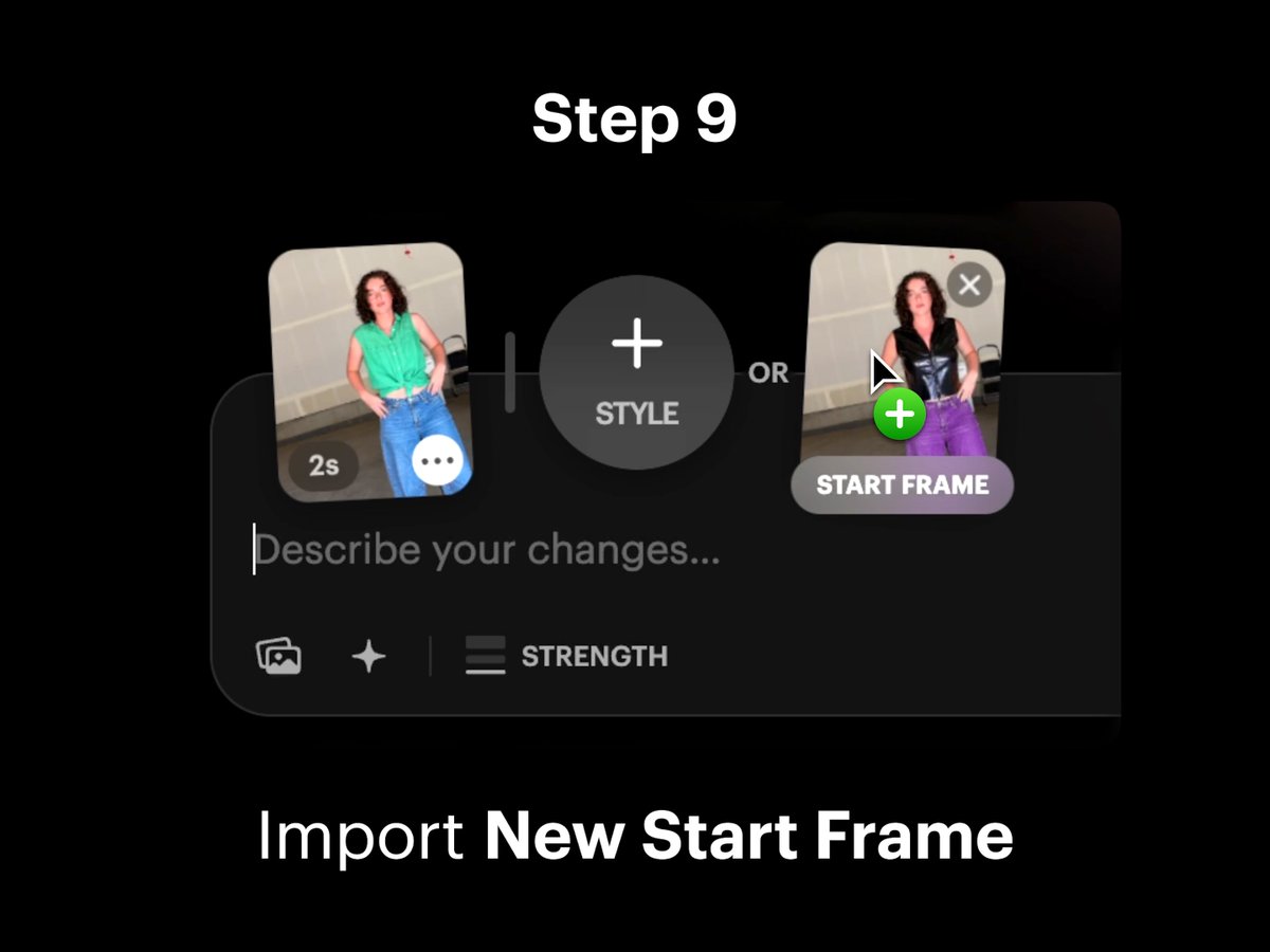 Step 9: Import New Start Frame