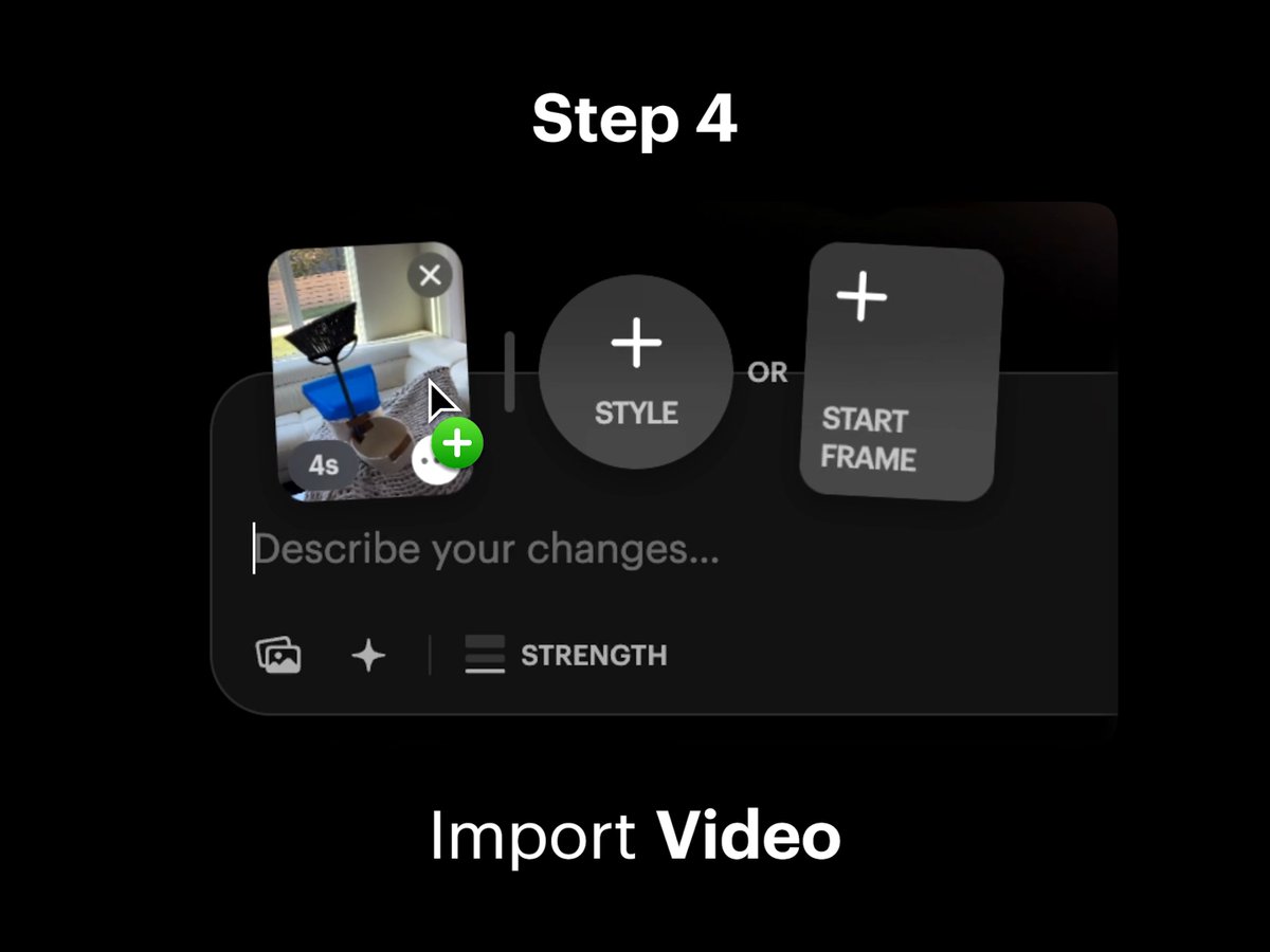 Step 4: Import Video 1