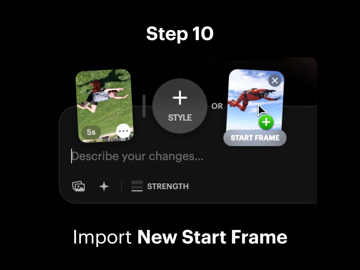 Step 10: Import New Start Frame 1