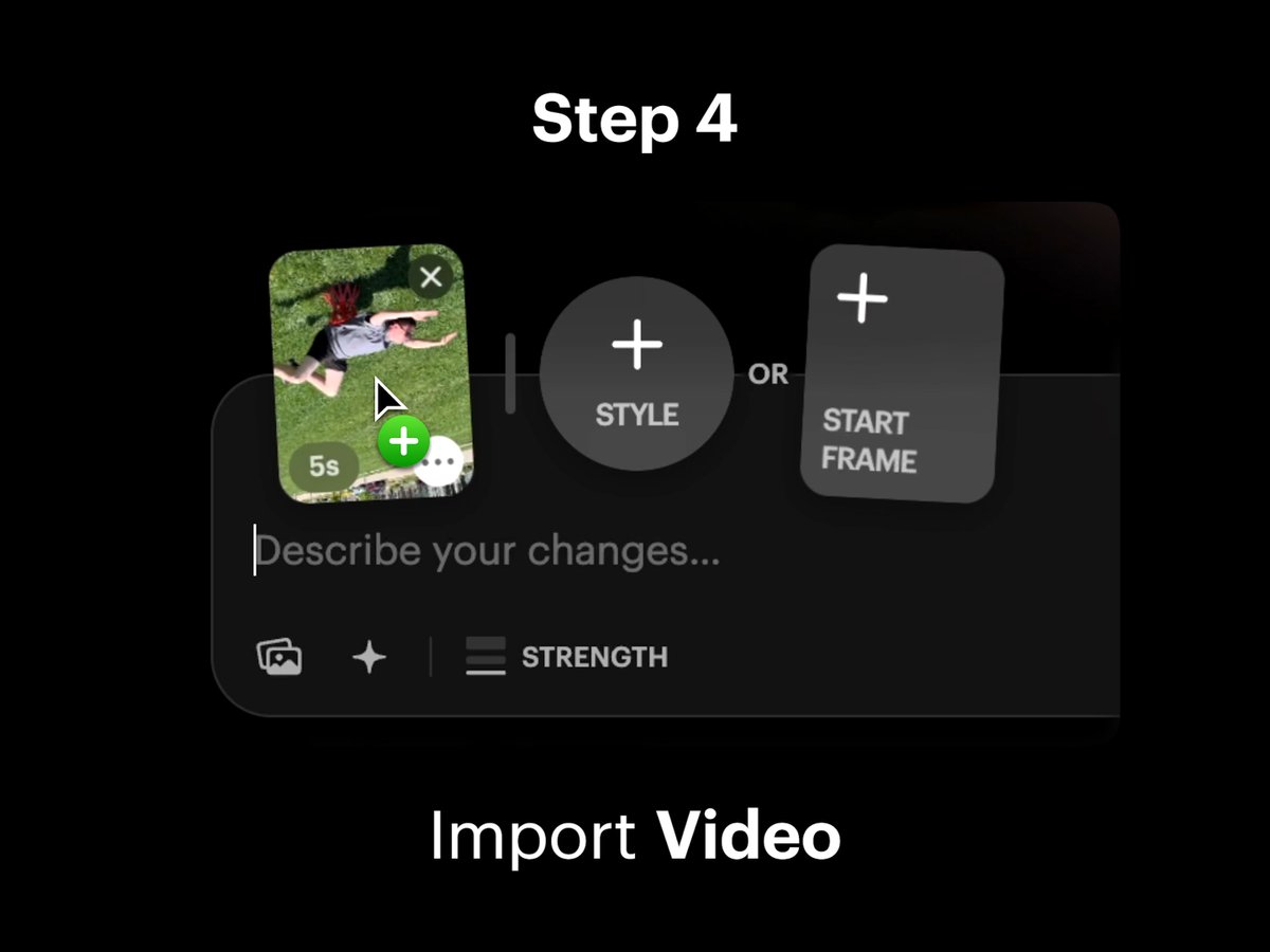 Step 4: Import Video 1