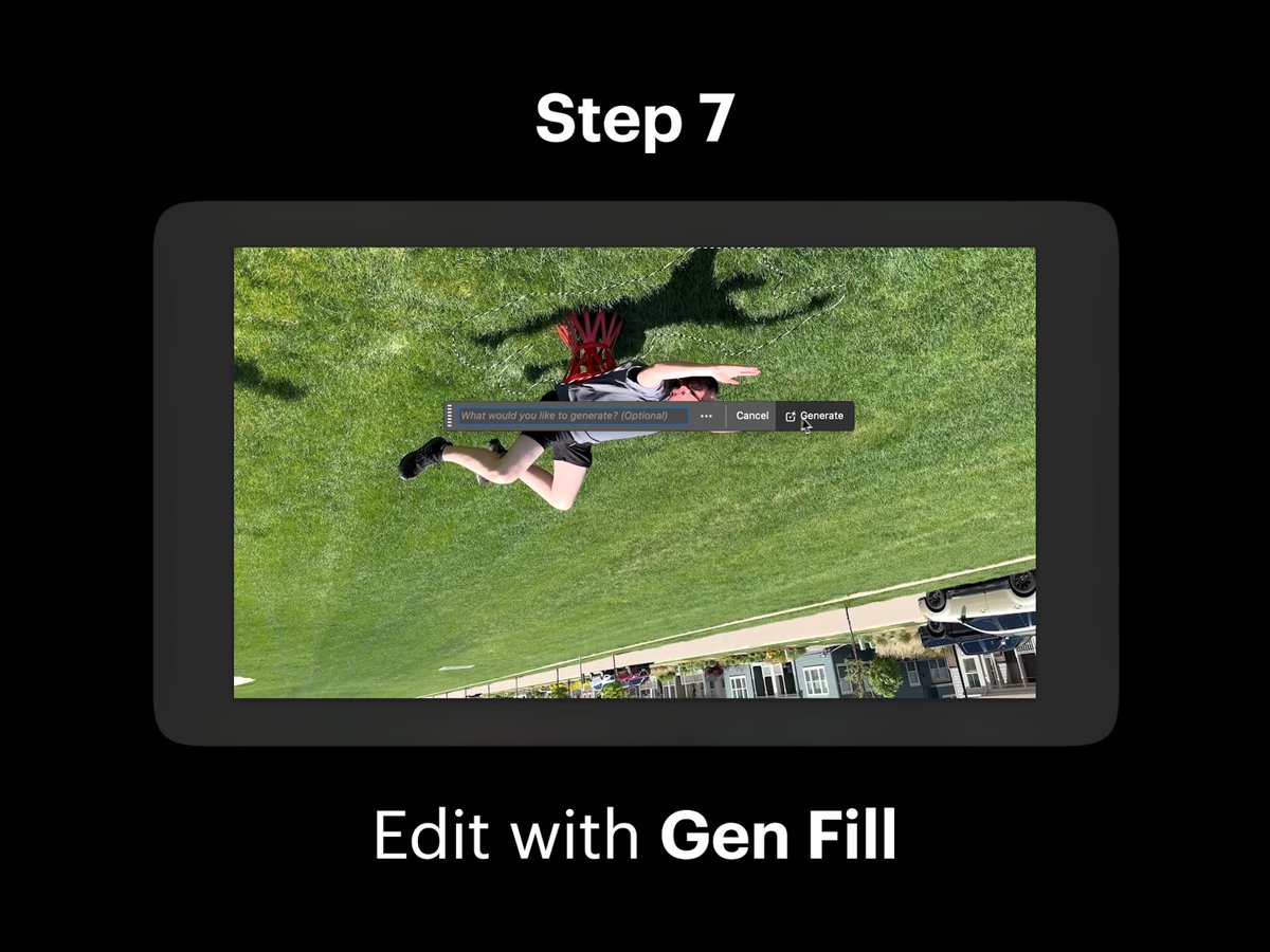 Step 7: Edit with Gen Fill 1