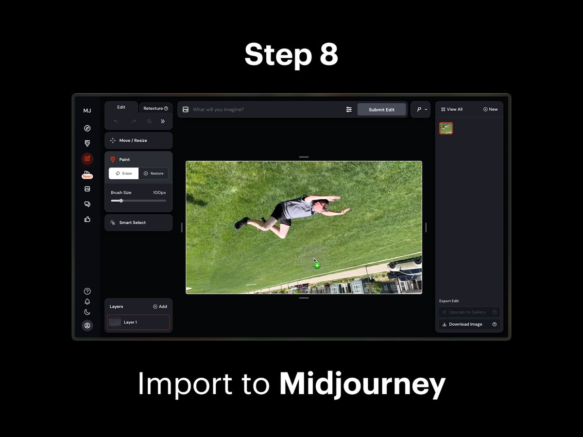 Step 8: Import to Midjourney 1