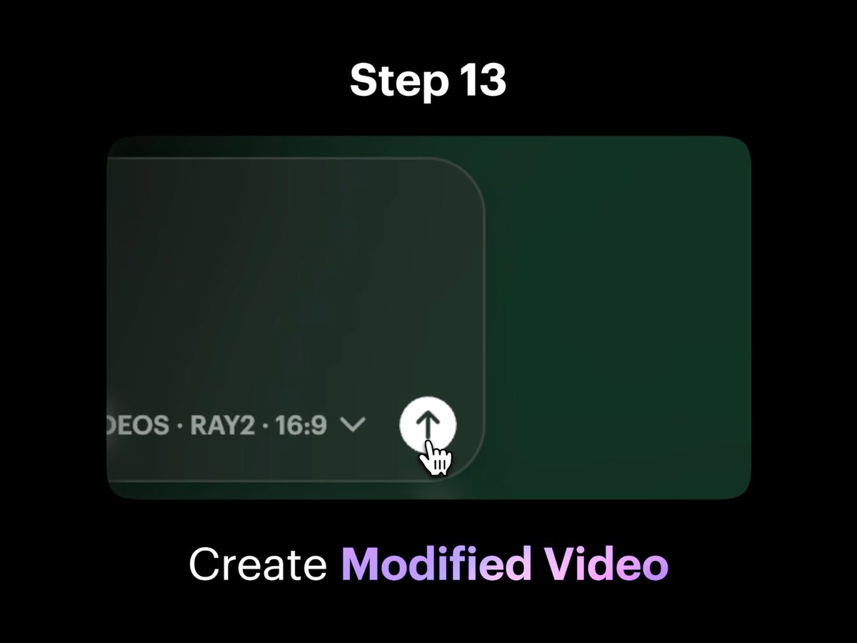 Step 13: Create Modified Video 1