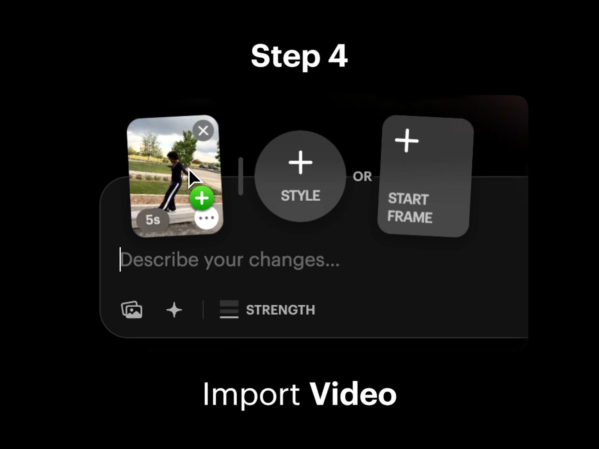 Step 4: Import Video 1