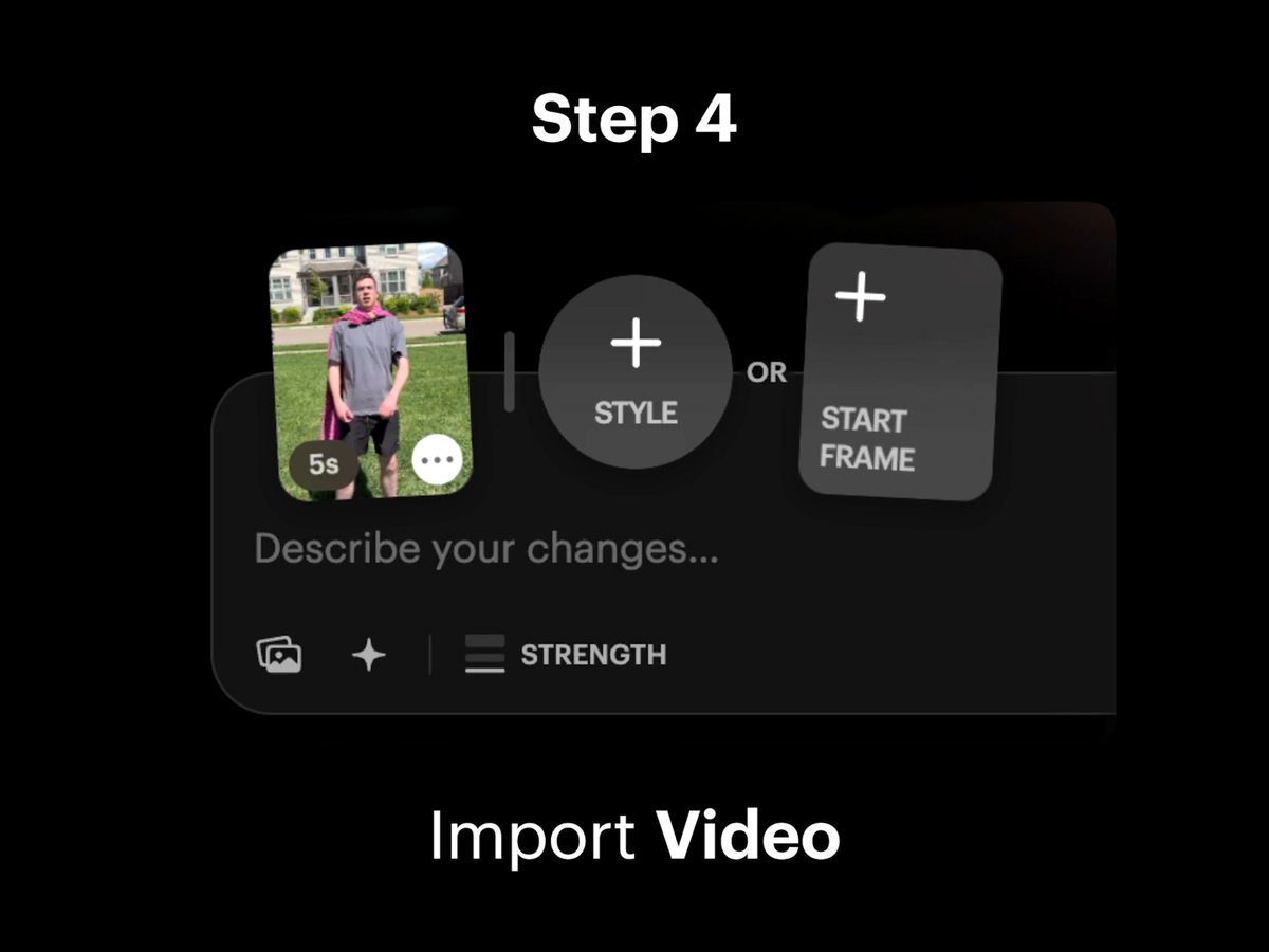 Step 4: Import Video 1
