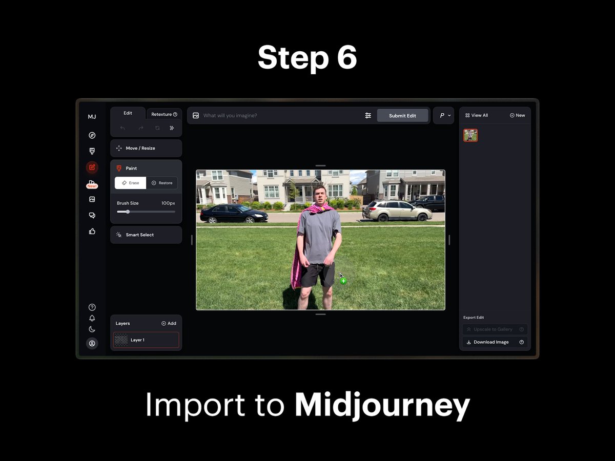 Step 6: Import to Midjourney 1